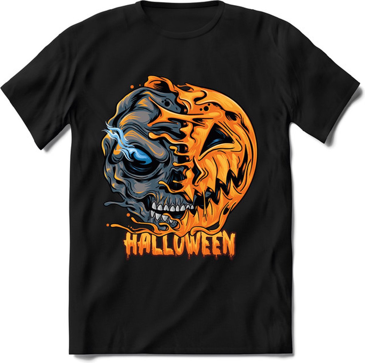 Halloween T-Shirt | Horror  Kleding Heren / Dames | Weerwolf , Monster , Vleermuis en Pompoen  Shirt |